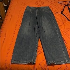 UO Wide-Leg Dark Wash Jeans